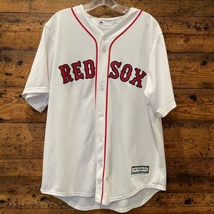 Majestic Red Sox Mookie Betts Jersey Size Large